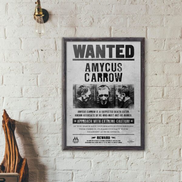 Amycus Carrow Aranıyor Posteri 30×42 cm A3 Lisanslı Kuşe Kağıt HD Baskı