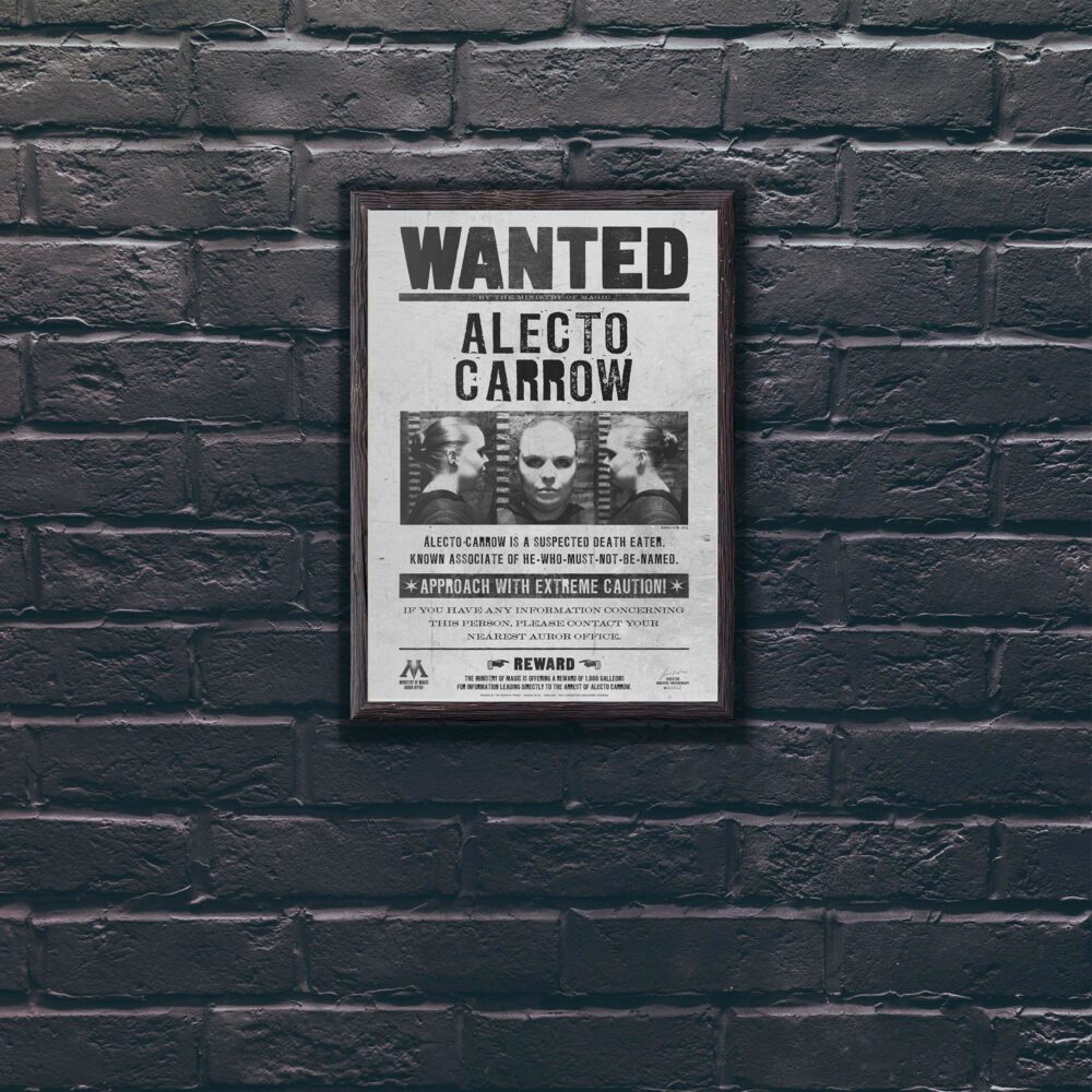 Alecto Carrow Aranıyor Posteri 30×42 cm A3 Lisanslı Kuşe Kağıt HD Baskı