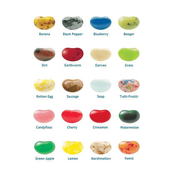 Bertie Bott’s Every Flavor Beans Şekerleri-20 adet Glutensiz Harry Potter