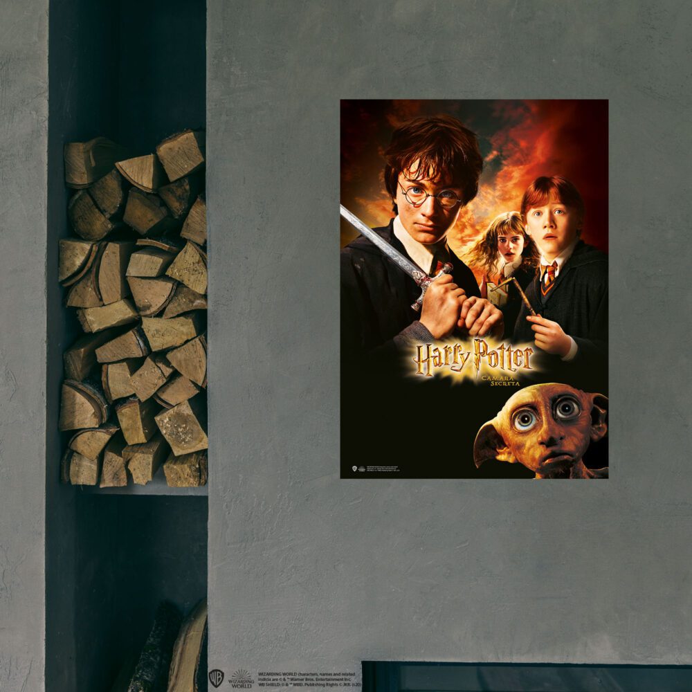 Lisanslı Kuşe Kağıt HD Baskı Harry Potter ve Sırlar Odası Posteri 3 harry Potter