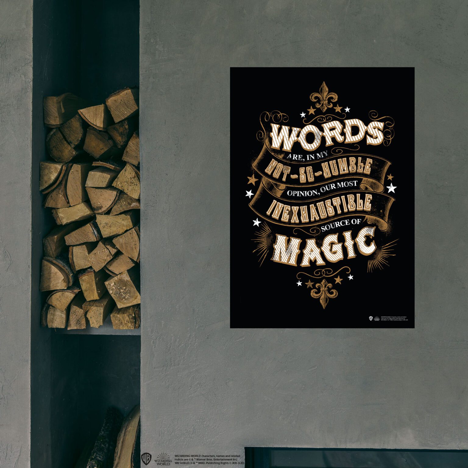 Büyülü Sözler Posteri 30×42 cm A3 Lisanslı Kuşe Kağıt HD Baskı