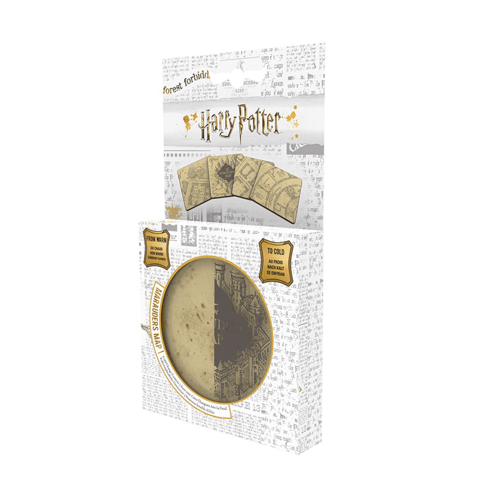 Harry Potter Marauders Map Bardak Altlığı 2 Harry Potter Marauders Map Bardak Altlığı