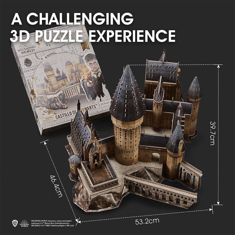 Cubic Fun 185 Parca 3D Puzzle Harry Pott 6358 Sihir Dükkanı - Tüm Harry Potter Ürünleri